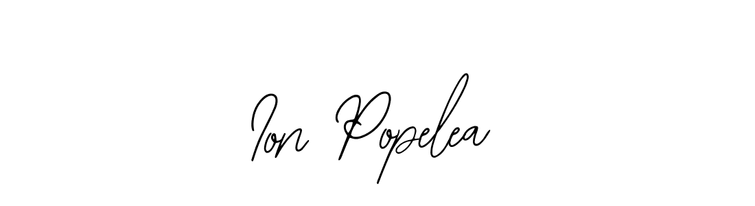 if you are searching for the best signature style for your name Ion Popelea. so please give up your signature search. here we have designed multiple signature styles  using Bearetta-2O07w. Ion Popelea signature style 12 images and pictures png