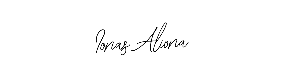 It looks lik you need a new signature style for name Ionas Aliona. Design unique handwritten (Bearetta-2O07w) signature with our free signature maker in just a few clicks. Ionas Aliona signature style 12 images and pictures png