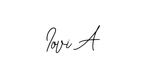 Iovi A stylish signature style. Best Handwritten Sign (Bearetta-2O07w) for my name. Handwritten Signature Collection Ideas for my name Iovi A. Iovi A signature style 12 images and pictures png