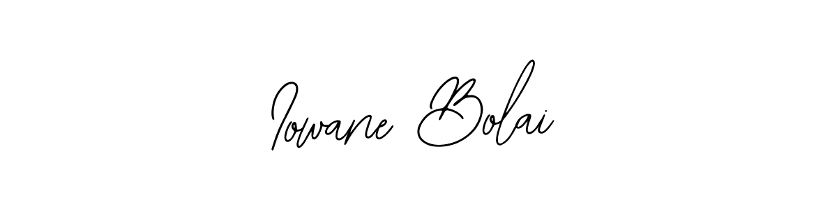 Design your own signature with our free online signature maker. With this signature software, you can create a handwritten (Bearetta-2O07w) signature for name Iowane Bolai. Iowane Bolai signature style 12 images and pictures png