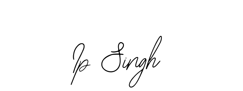 Use a signature maker to create a handwritten signature online. With this signature software, you can design (Bearetta-2O07w) your own signature for name Ip Singh. Ip Singh signature style 12 images and pictures png
