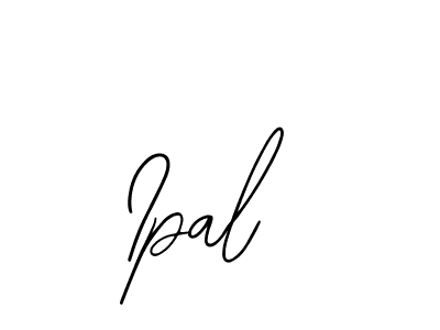 How to make Ipal name signature. Use Bearetta-2O07w style for creating short signs online. This is the latest handwritten sign. Ipal signature style 12 images and pictures png