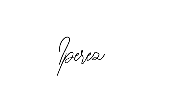 Use a signature maker to create a handwritten signature online. With this signature software, you can design (Bearetta-2O07w) your own signature for name Iperez. Iperez signature style 12 images and pictures png
