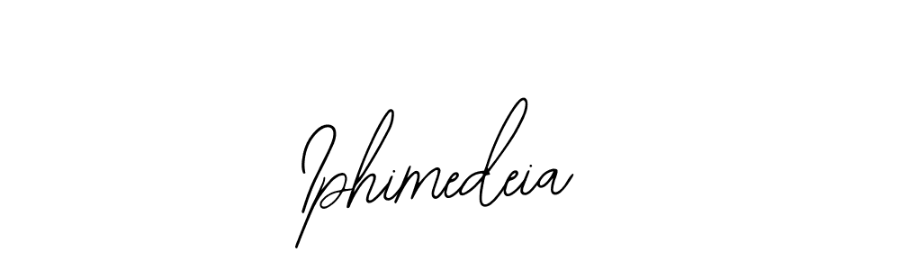 Design your own signature with our free online signature maker. With this signature software, you can create a handwritten (Bearetta-2O07w) signature for name Iphimedeia. Iphimedeia signature style 12 images and pictures png