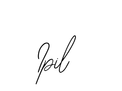Similarly Bearetta-2O07w is the best handwritten signature design. Signature creator online .You can use it as an online autograph creator for name Ipil. Ipil signature style 12 images and pictures png