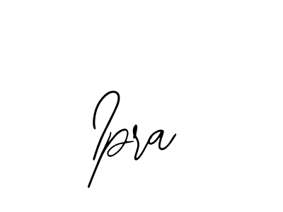 The best way (Bearetta-2O07w) to make a short signature is to pick only two or three words in your name. The name Ipra include a total of six letters. For converting this name. Ipra signature style 12 images and pictures png