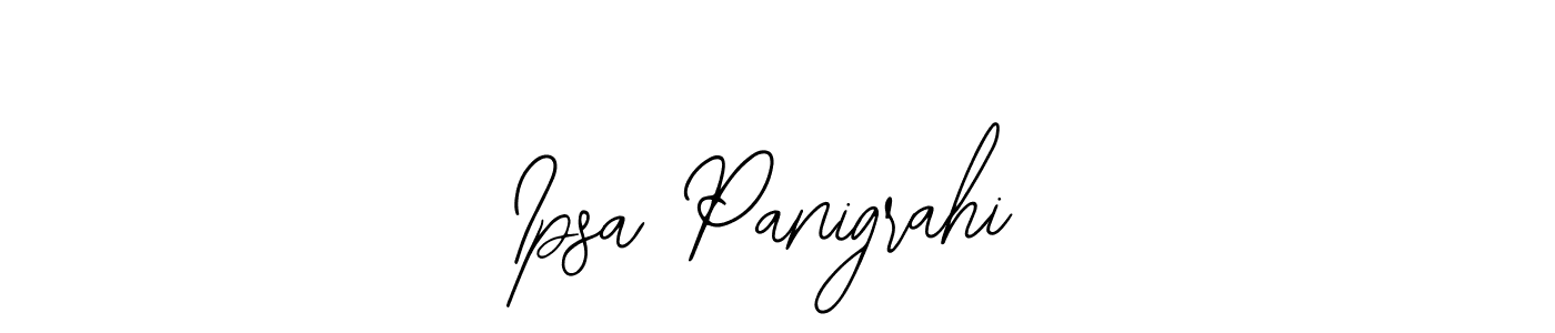 Use a signature maker to create a handwritten signature online. With this signature software, you can design (Bearetta-2O07w) your own signature for name Ipsa Panigrahi. Ipsa Panigrahi signature style 12 images and pictures png