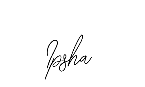 Make a beautiful signature design for name Ipsha. With this signature (Bearetta-2O07w) style, you can create a handwritten signature for free. Ipsha signature style 12 images and pictures png