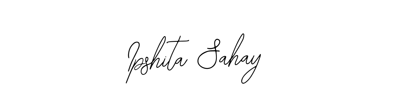 You can use this online signature creator to create a handwritten signature for the name Ipshita Sahay. This is the best online autograph maker. Ipshita Sahay signature style 12 images and pictures png