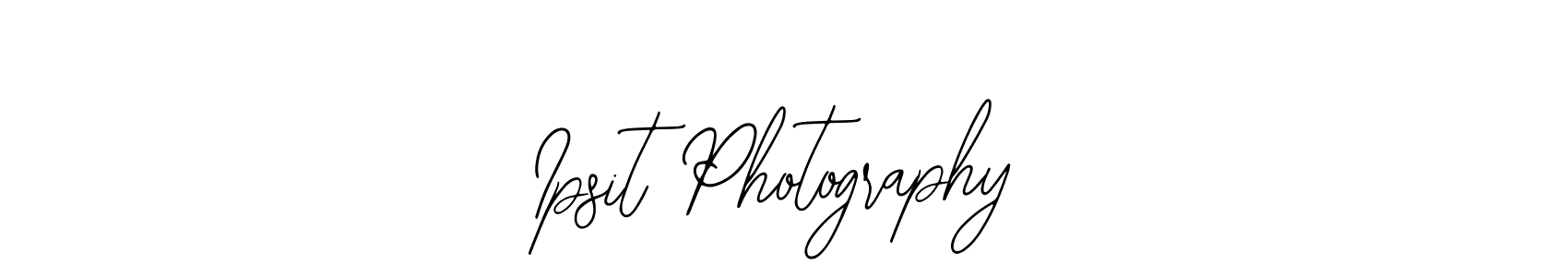 The best way (Bearetta-2O07w) to make a short signature is to pick only two or three words in your name. The name Ipsit Photography include a total of six letters. For converting this name. Ipsit Photography signature style 12 images and pictures png