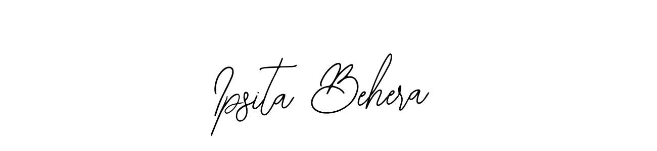 Design your own signature with our free online signature maker. With this signature software, you can create a handwritten (Bearetta-2O07w) signature for name Ipsita Behera. Ipsita Behera signature style 12 images and pictures png