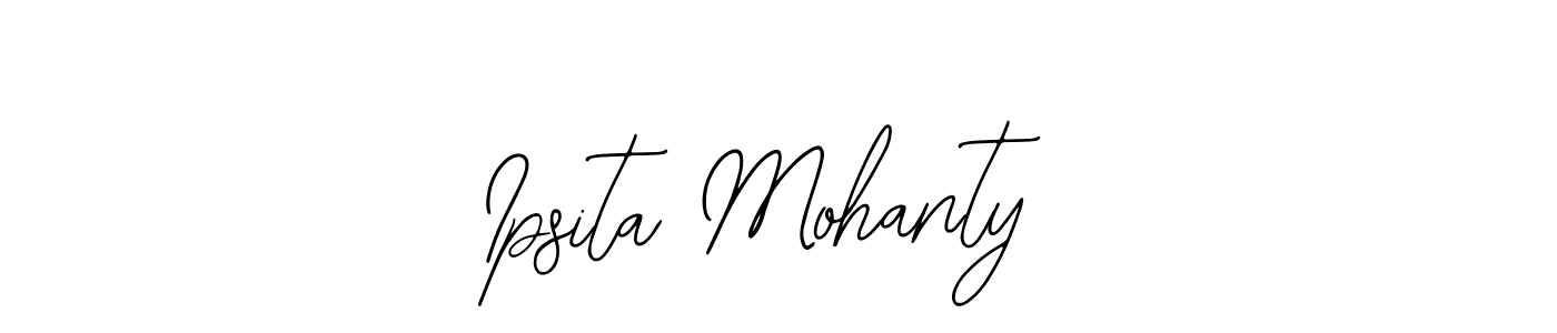 Design your own signature with our free online signature maker. With this signature software, you can create a handwritten (Bearetta-2O07w) signature for name Ipsita Mohanty. Ipsita Mohanty signature style 12 images and pictures png