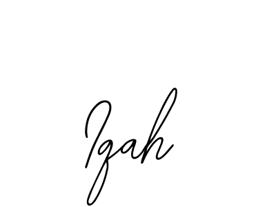 Make a beautiful signature design for name Iqah. With this signature (Bearetta-2O07w) style, you can create a handwritten signature for free. Iqah signature style 12 images and pictures png