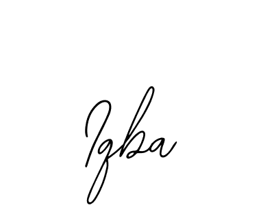 Design your own signature with our free online signature maker. With this signature software, you can create a handwritten (Bearetta-2O07w) signature for name Iqba. Iqba signature style 12 images and pictures png