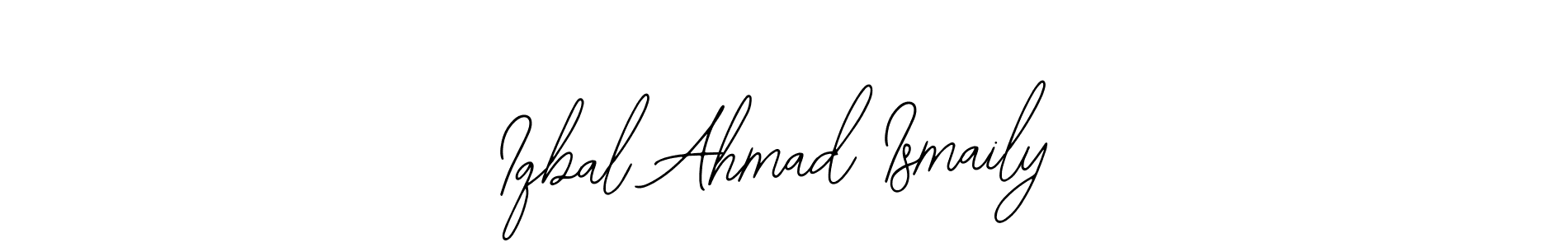 The best way (Bearetta-2O07w) to make a short signature is to pick only two or three words in your name. The name Iqbal Ahmad Ismaily include a total of six letters. For converting this name. Iqbal Ahmad Ismaily signature style 12 images and pictures png