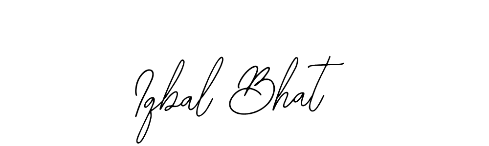 The best way (Bearetta-2O07w) to make a short signature is to pick only two or three words in your name. The name Iqbal Bhat include a total of six letters. For converting this name. Iqbal Bhat signature style 12 images and pictures png