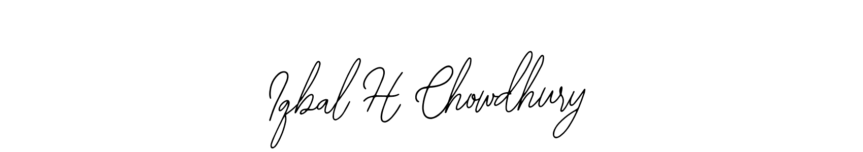 You should practise on your own different ways (Bearetta-2O07w) to write your name (Iqbal H Chowdhury) in signature. don't let someone else do it for you. Iqbal H Chowdhury signature style 12 images and pictures png