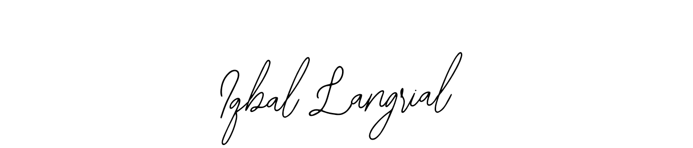 Also we have Iqbal Langrial name is the best signature style. Create professional handwritten signature collection using Bearetta-2O07w autograph style. Iqbal Langrial signature style 12 images and pictures png