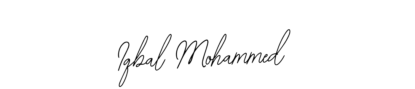 How to make Iqbal Mohammed name signature. Use Bearetta-2O07w style for creating short signs online. This is the latest handwritten sign. Iqbal Mohammed signature style 12 images and pictures png