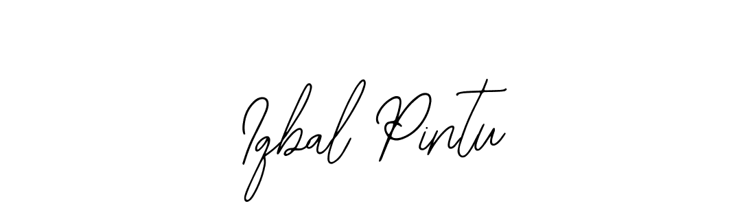 Make a beautiful signature design for name Iqbal Pintu. Use this online signature maker to create a handwritten signature for free. Iqbal Pintu signature style 12 images and pictures png