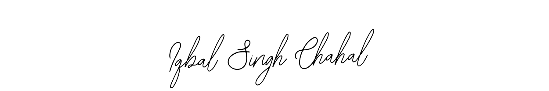 You can use this online signature creator to create a handwritten signature for the name Iqbal Singh Chahal. This is the best online autograph maker. Iqbal Singh Chahal signature style 12 images and pictures png