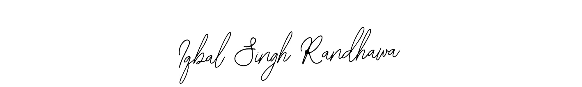 Make a beautiful signature design for name Iqbal Singh Randhawa. Use this online signature maker to create a handwritten signature for free. Iqbal Singh Randhawa signature style 12 images and pictures png
