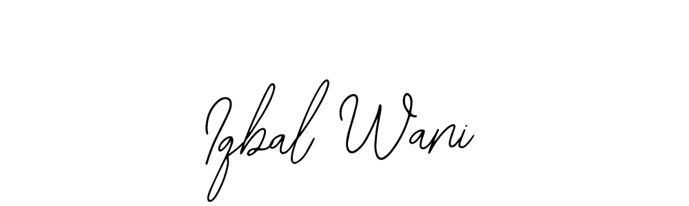 Best and Professional Signature Style for Iqbal Wani. Bearetta-2O07w Best Signature Style Collection. Iqbal Wani signature style 12 images and pictures png