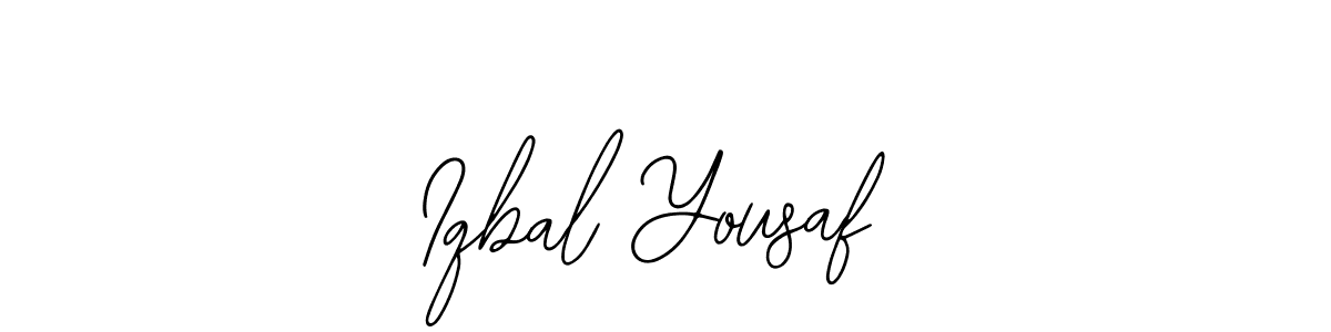 Use a signature maker to create a handwritten signature online. With this signature software, you can design (Bearetta-2O07w) your own signature for name Iqbal Yousaf. Iqbal Yousaf signature style 12 images and pictures png