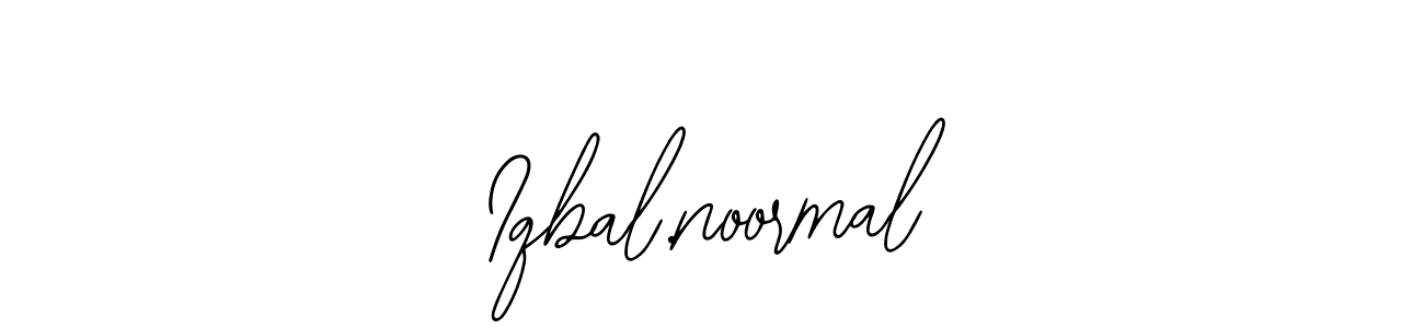 How to make Iqbal.noormal signature? Bearetta-2O07w is a professional autograph style. Create handwritten signature for Iqbal.noormal name. Iqbal.noormal signature style 12 images and pictures png