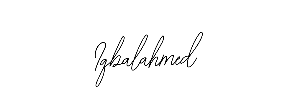 The best way (Bearetta-2O07w) to make a short signature is to pick only two or three words in your name. The name Iqbalahmed include a total of six letters. For converting this name. Iqbalahmed signature style 12 images and pictures png