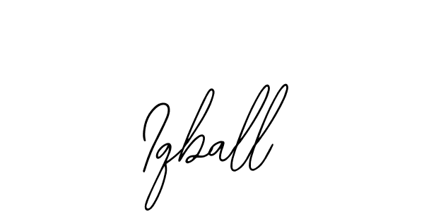 Use a signature maker to create a handwritten signature online. With this signature software, you can design (Bearetta-2O07w) your own signature for name Iqball. Iqball signature style 12 images and pictures png