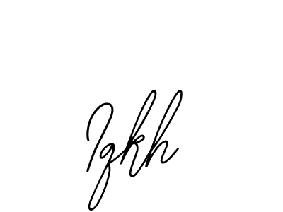 The best way (Bearetta-2O07w) to make a short signature is to pick only two or three words in your name. The name Iqkh include a total of six letters. For converting this name. Iqkh signature style 12 images and pictures png