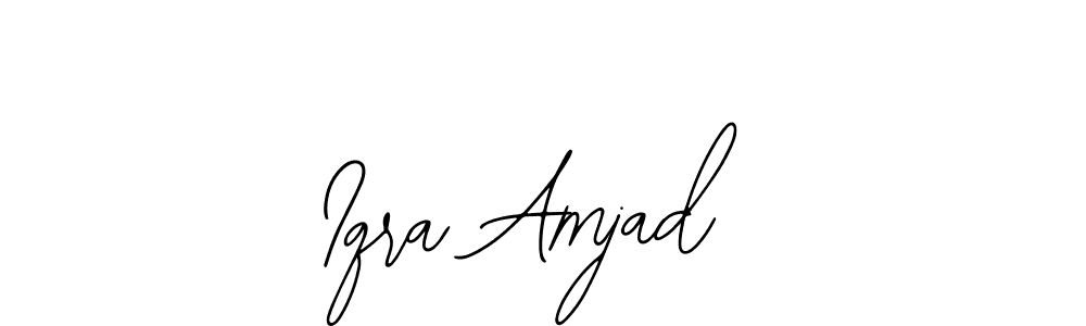Design your own signature with our free online signature maker. With this signature software, you can create a handwritten (Bearetta-2O07w) signature for name Iqra Amjad. Iqra Amjad signature style 12 images and pictures png