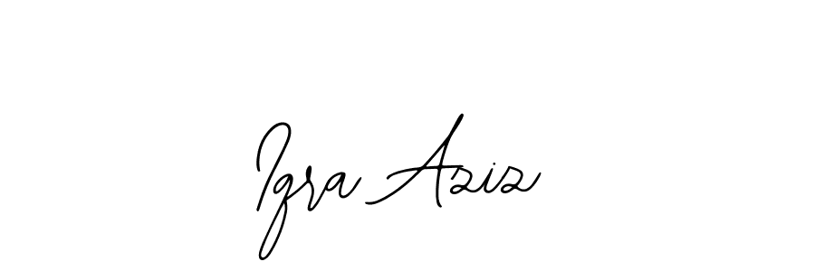 Also we have Iqra Aziz name is the best signature style. Create professional handwritten signature collection using Bearetta-2O07w autograph style. Iqra Aziz signature style 12 images and pictures png