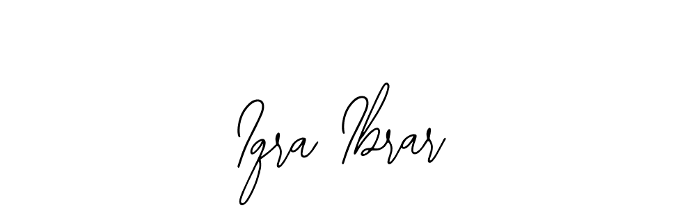 Iqra Ibrar stylish signature style. Best Handwritten Sign (Bearetta-2O07w) for my name. Handwritten Signature Collection Ideas for my name Iqra Ibrar. Iqra Ibrar signature style 12 images and pictures png