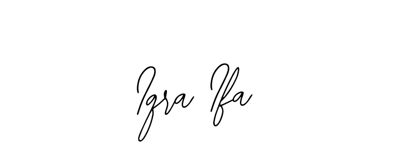 Make a beautiful signature design for name Iqra Ifa. With this signature (Bearetta-2O07w) style, you can create a handwritten signature for free. Iqra Ifa signature style 12 images and pictures png