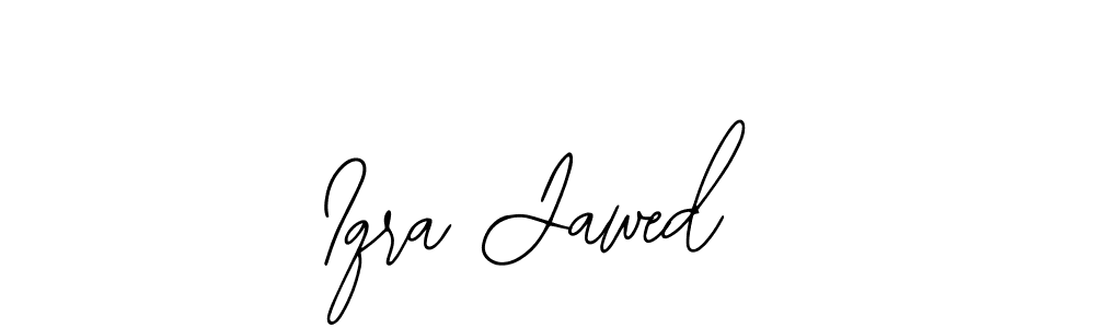 Iqra Jawed stylish signature style. Best Handwritten Sign (Bearetta-2O07w) for my name. Handwritten Signature Collection Ideas for my name Iqra Jawed. Iqra Jawed signature style 12 images and pictures png