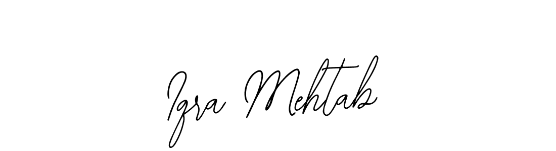 How to Draw Iqra Mehtab signature style? Bearetta-2O07w is a latest design signature styles for name Iqra Mehtab. Iqra Mehtab signature style 12 images and pictures png