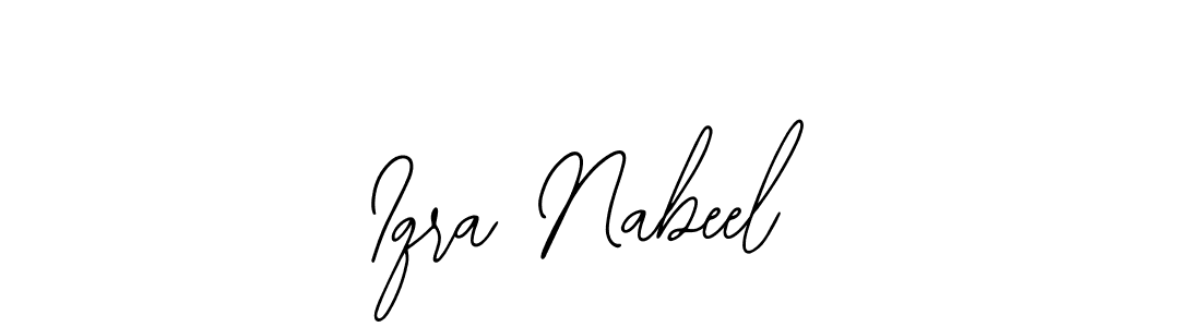 Iqra Nabeel stylish signature style. Best Handwritten Sign (Bearetta-2O07w) for my name. Handwritten Signature Collection Ideas for my name Iqra Nabeel. Iqra Nabeel signature style 12 images and pictures png