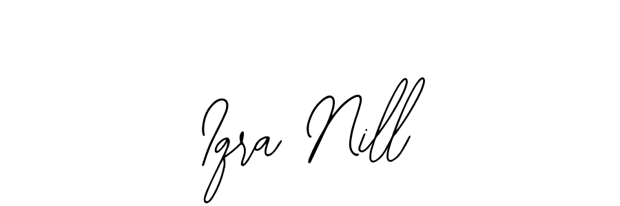 Bearetta-2O07w is a professional signature style that is perfect for those who want to add a touch of class to their signature. It is also a great choice for those who want to make their signature more unique. Get Iqra Nill name to fancy signature for free. Iqra Nill signature style 12 images and pictures png