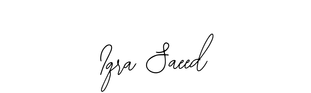 Iqra Saeed stylish signature style. Best Handwritten Sign (Bearetta-2O07w) for my name. Handwritten Signature Collection Ideas for my name Iqra Saeed. Iqra Saeed signature style 12 images and pictures png