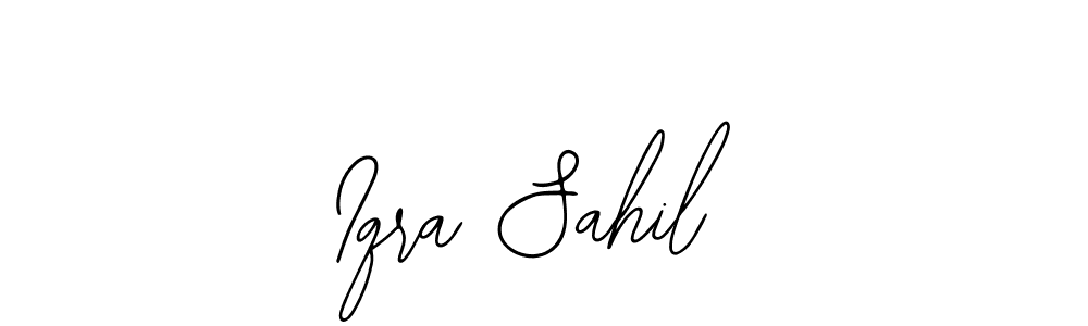 See photos of Iqra Sahil official signature by Spectra . Check more albums & portfolios. Read reviews & check more about Bearetta-2O07w font. Iqra Sahil signature style 12 images and pictures png