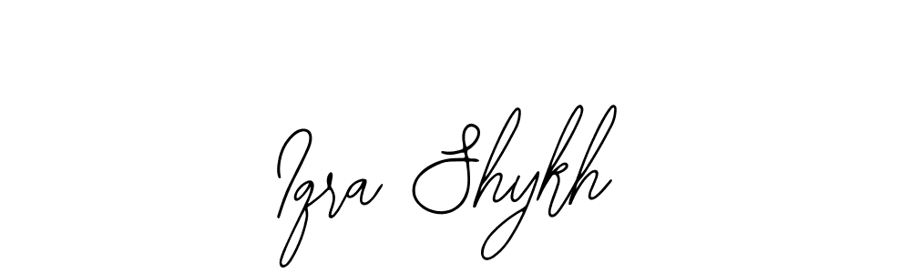 Create a beautiful signature design for name Iqra Shykh. With this signature (Bearetta-2O07w) fonts, you can make a handwritten signature for free. Iqra Shykh signature style 12 images and pictures png
