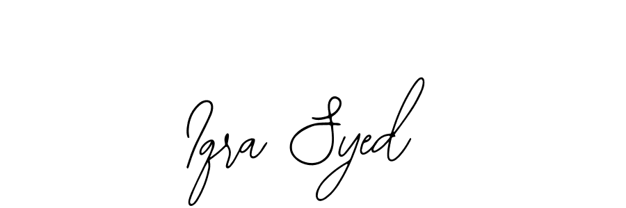 Iqra Syed stylish signature style. Best Handwritten Sign (Bearetta-2O07w) for my name. Handwritten Signature Collection Ideas for my name Iqra Syed. Iqra Syed signature style 12 images and pictures png