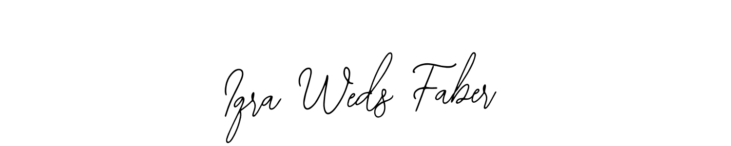 See photos of Iqra Weds Faber official signature by Spectra . Check more albums & portfolios. Read reviews & check more about Bearetta-2O07w font. Iqra Weds Faber signature style 12 images and pictures png
