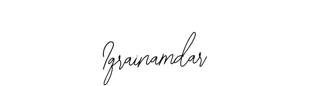 Iqrainamdar stylish signature style. Best Handwritten Sign (Bearetta-2O07w) for my name. Handwritten Signature Collection Ideas for my name Iqrainamdar. Iqrainamdar signature style 12 images and pictures png