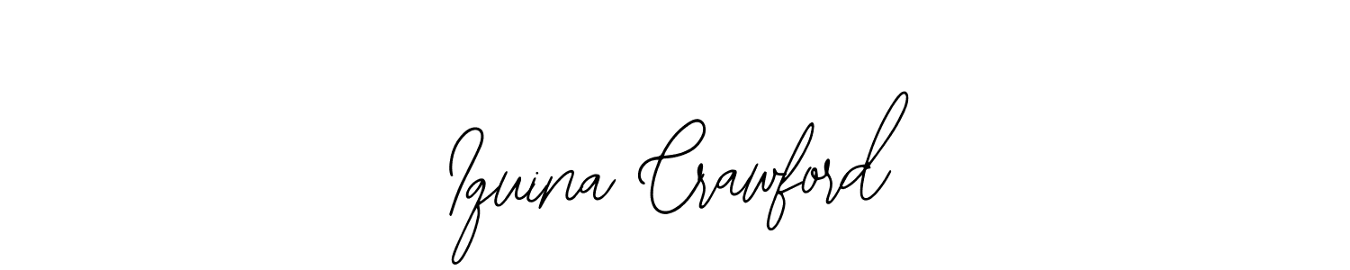 Similarly Bearetta-2O07w is the best handwritten signature design. Signature creator online .You can use it as an online autograph creator for name Iquina Crawford. Iquina Crawford signature style 12 images and pictures png