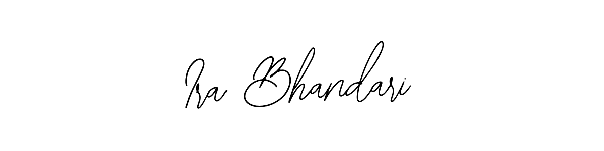 How to make Ira Bhandari signature? Bearetta-2O07w is a professional autograph style. Create handwritten signature for Ira Bhandari name. Ira Bhandari signature style 12 images and pictures png