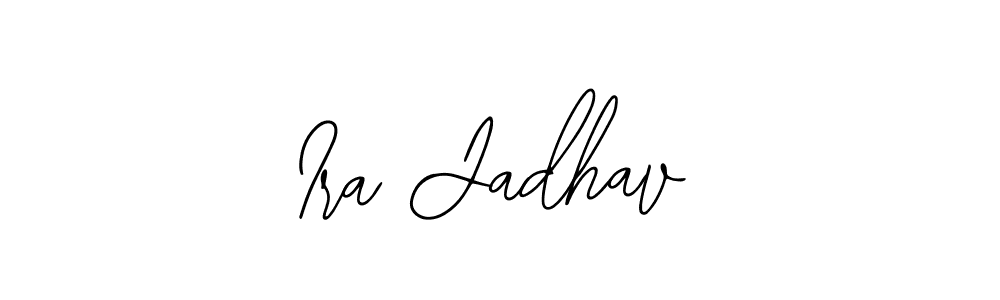 Design your own signature with our free online signature maker. With this signature software, you can create a handwritten (Bearetta-2O07w) signature for name Ira Jadhav. Ira Jadhav signature style 12 images and pictures png