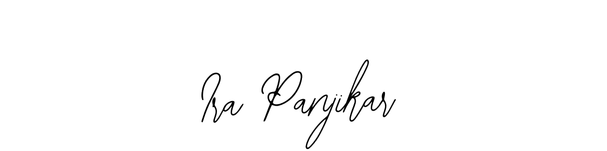 Use a signature maker to create a handwritten signature online. With this signature software, you can design (Bearetta-2O07w) your own signature for name Ira Panjikar. Ira Panjikar signature style 12 images and pictures png